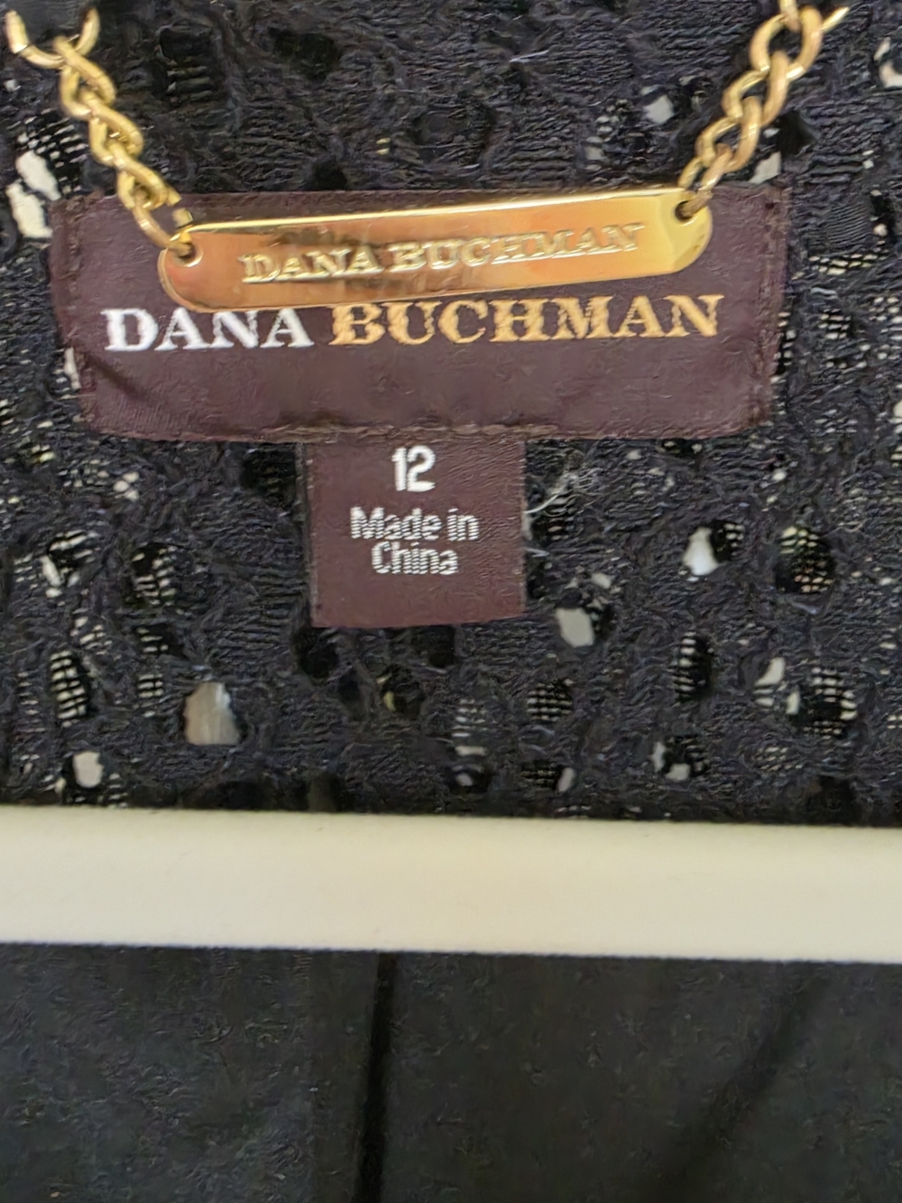 Black Lace Blazer - Dana Buchman - Size 12 | Classic, Formal, Sleek - Picture 2 of 5